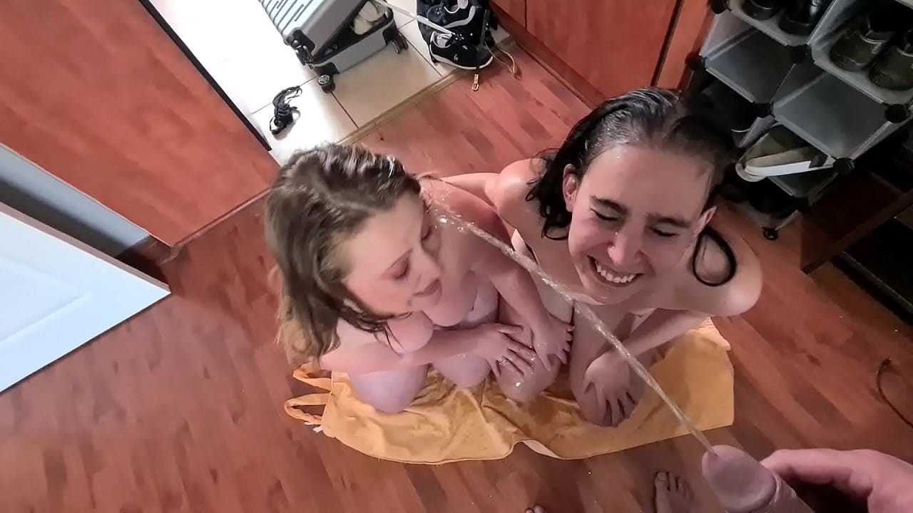 Asking my stepsister if her boyfriend can give us both piss facials